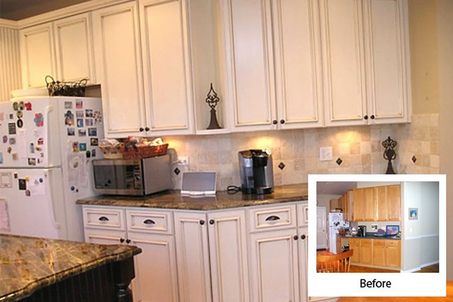 Before And After Kitchen Cabinets Refacing Cabinets