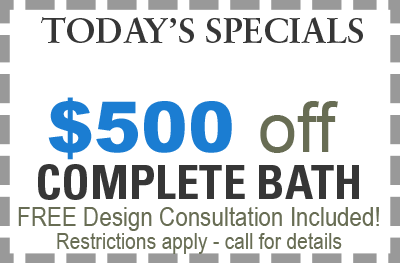 save $500 on bath remodeling in Chicago with Cabinet Pro