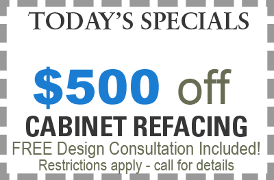 save $500 on cabinet refacing in Chicago with Cabinet Pro